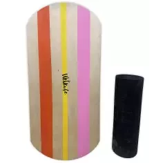 Planche d'équilibre WetKube Balance Board Red/Yellow/Pink Stripe