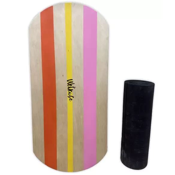 Tabla de equilibrio WetKube Balance Board Red/Yellow/Pink Stripe