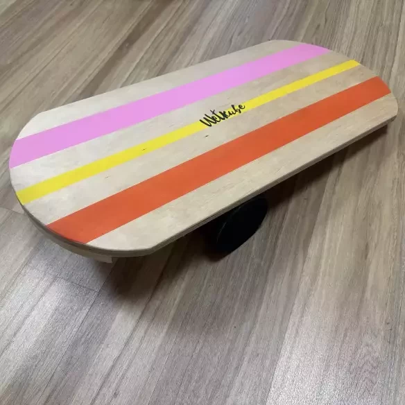 Balance board WetKube Red/Yellow/Pink Stripe
