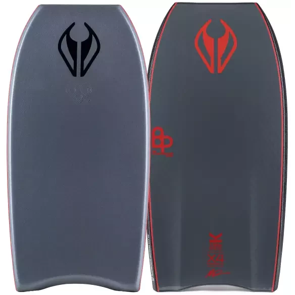 Tabla de bodyboard NMD Ben Player X4 Mini Quad K19 PP Grey/Dark Grey