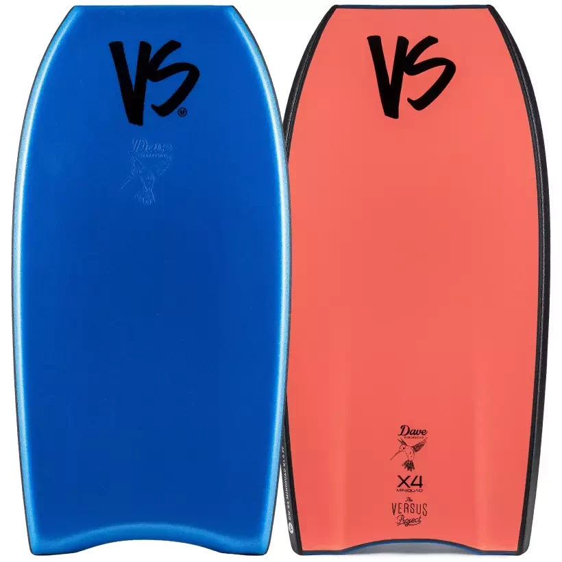 Tabla de bodyboard VS Winchester X4 Mini QUAD K19 PP Royal Blue/Coral Red