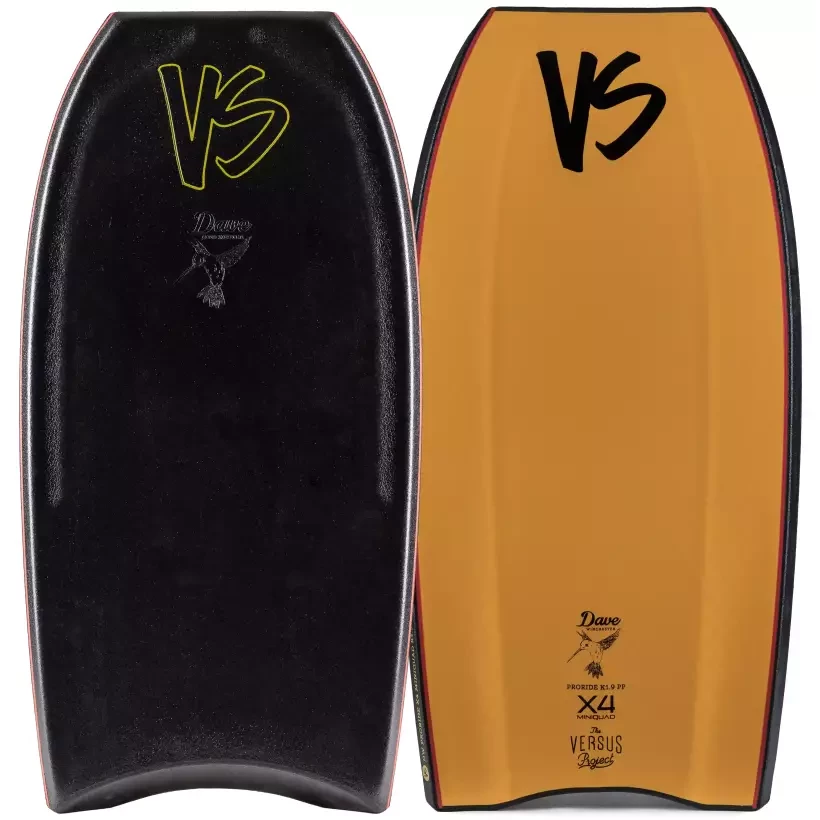 Tabla de bodyboard VS Winchester Proride X4 Mini QUAD K19 PP Royal Black/Tangerine