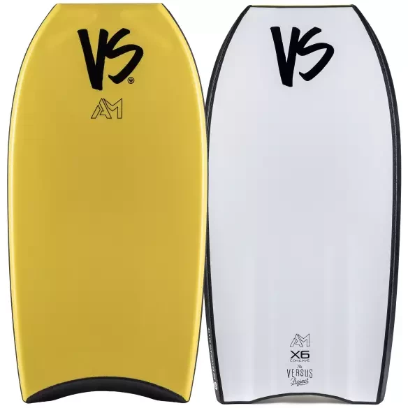 Planche de bodyboard VS Anthony Miller X6 Concave K15 PP Yellow/White