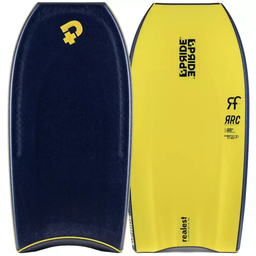 Bodyboard Pride Realest PP Radial Varial RRC Midnight Blue/Fluro Yellow
