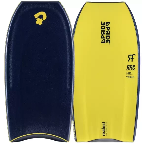 Bodyboard Pride Realest PP Radial Varial RRC Midnight Blue/Fluro Yellow