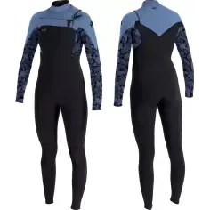 Combinaison O´Neill Epic Womens 4/3mm CZ Black/Stormy Palm/Fadenim