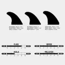 Quillas FIREWIRE Groove Rob Machado Tri-Quad
