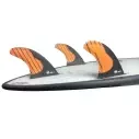 Pinne Mondo-Surf MS-1 Carbon Single Tab Orange