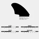 Quilhas surf Firewire Too Fish Keel