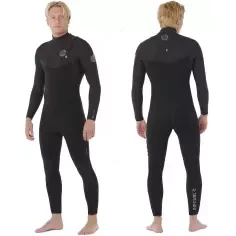 Wetsuit Rip Curl Flash-Bom 5/3mm Zip Free Black