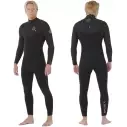 Wetsuit Rip Curl Flash-Bom 5/3mm Zip Free Black