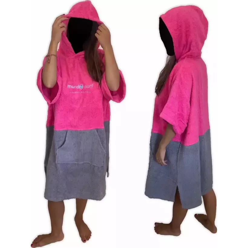 Poncho Mundo-Surf Womens Bicolor