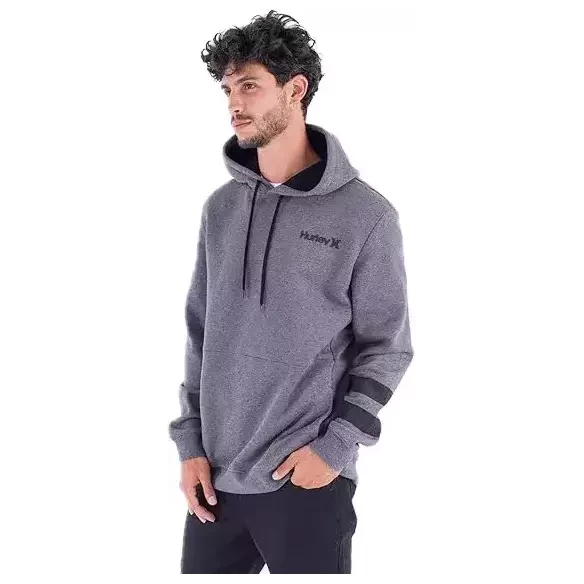 Sweatshirt Hurley Oceancare hood Grey Htr
