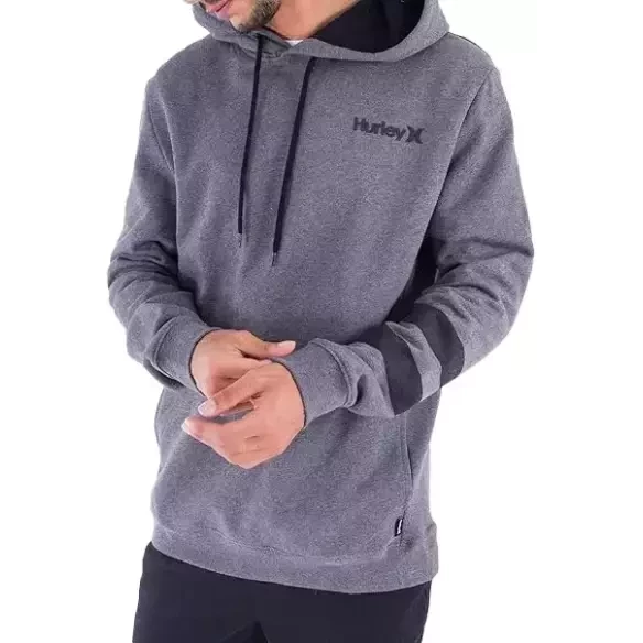 Sweatshirt Hurley Oceancare hood Grey Htr