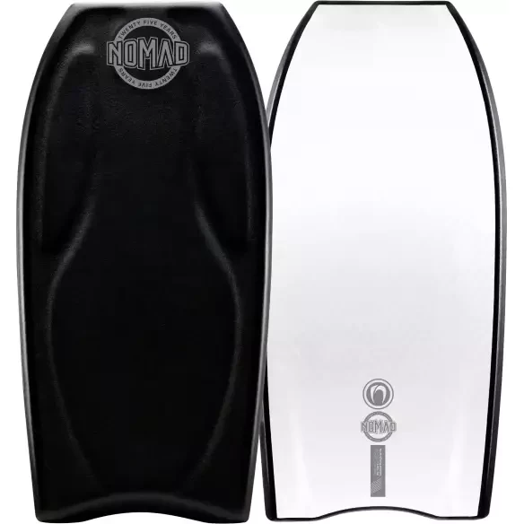 Bodyboard Nomad The Max 25 YEAR ANNIVERSARY PREMIUM PP Black/White