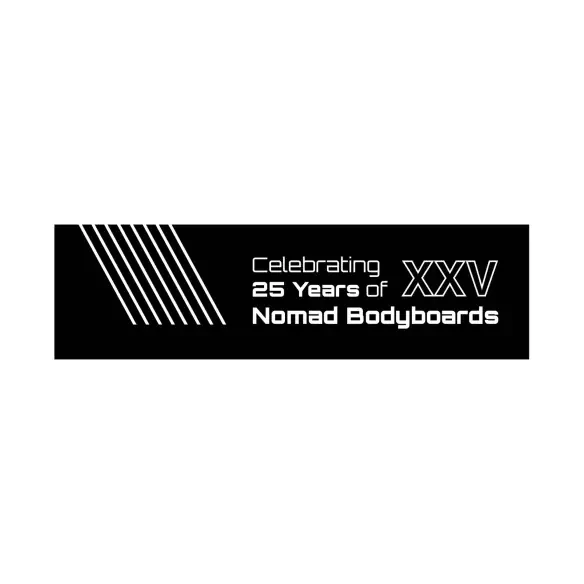 Bodyboard Nomad The Max 25 YEAR ANNIVERSARY PREMIUM PP Black/White
