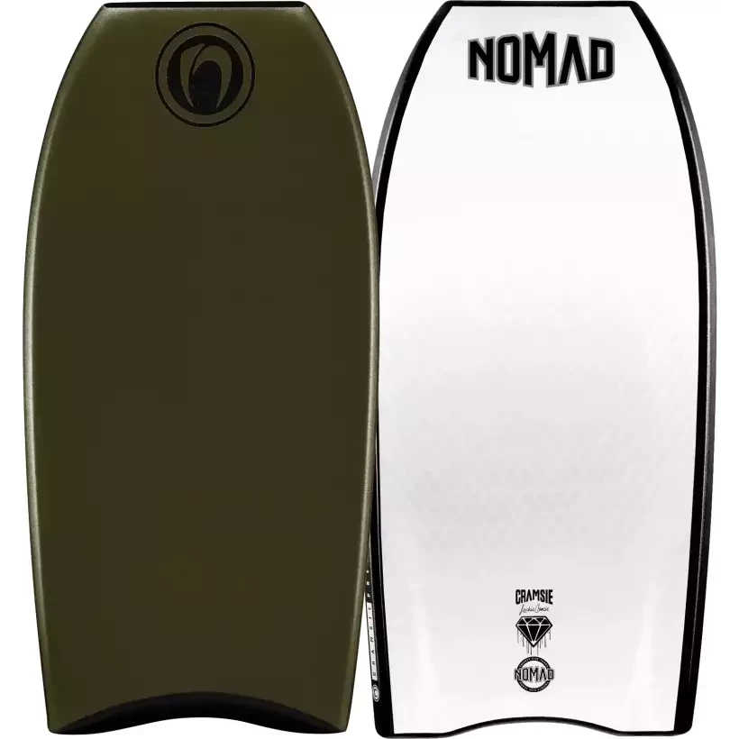 Prancha de bodyboard Nomad Cramsie PP Military Green/White