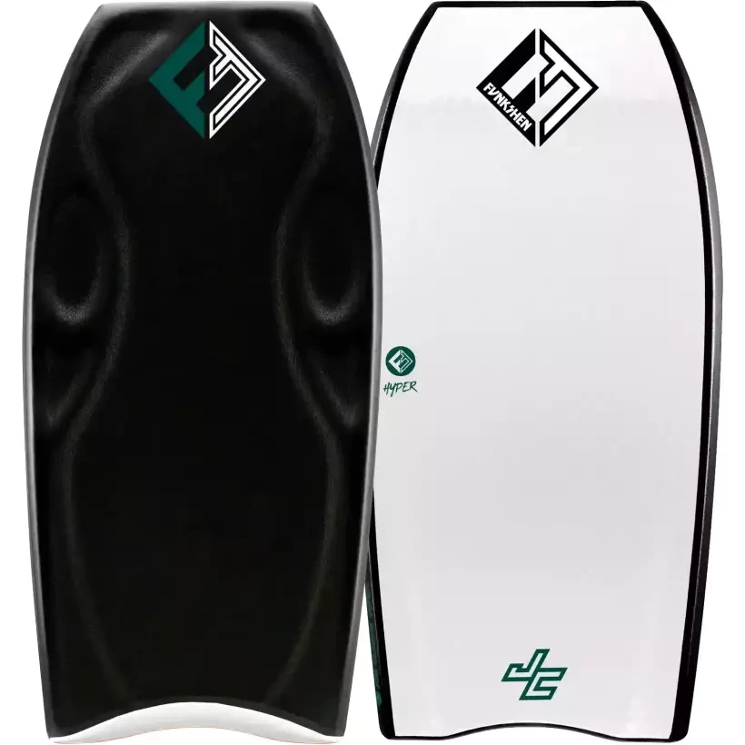 Prancha de bodyboard Funkshen Joe Clarke Hyper D12 PP Black/White