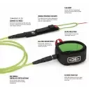Ocean & Earth Diamond Flex Comp Leash Lime