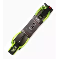 Surf Leash Ocean & Earth Diamond Flex Comp Lime