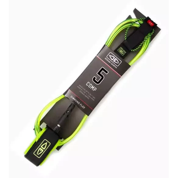 Leash Von Ocean & Earth Diamond Flex Comp Lime