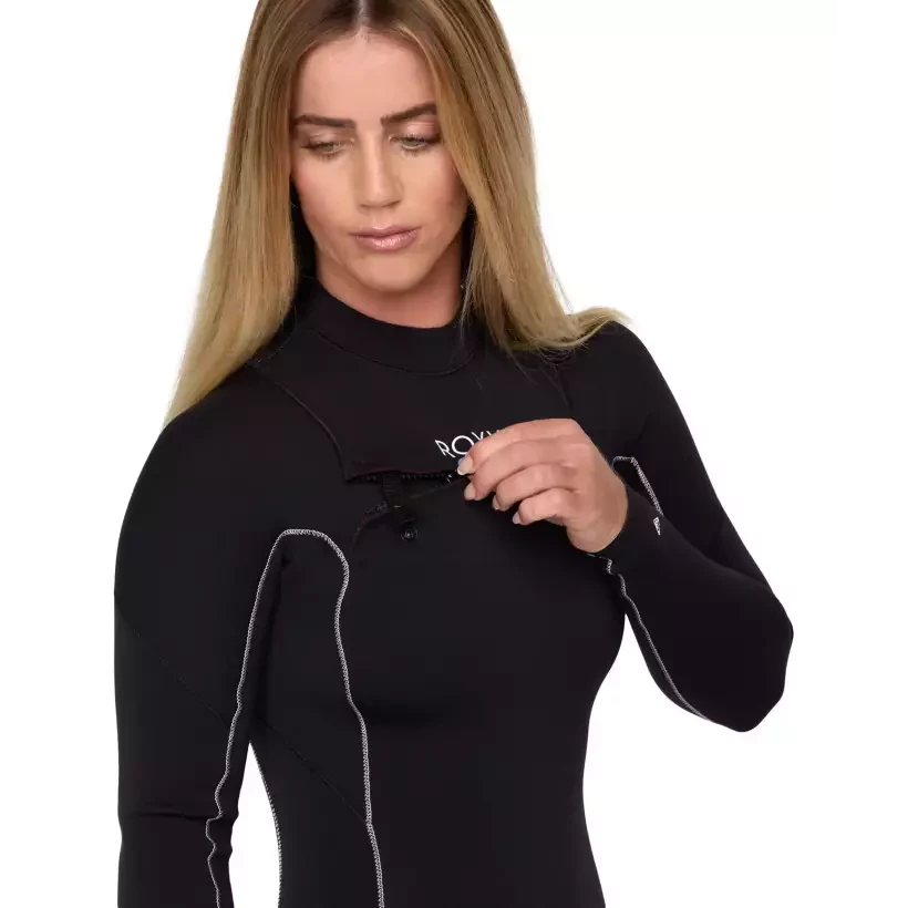 Roxy Elite Xtra Stretch 3/2mm Wetsuit FZ Black