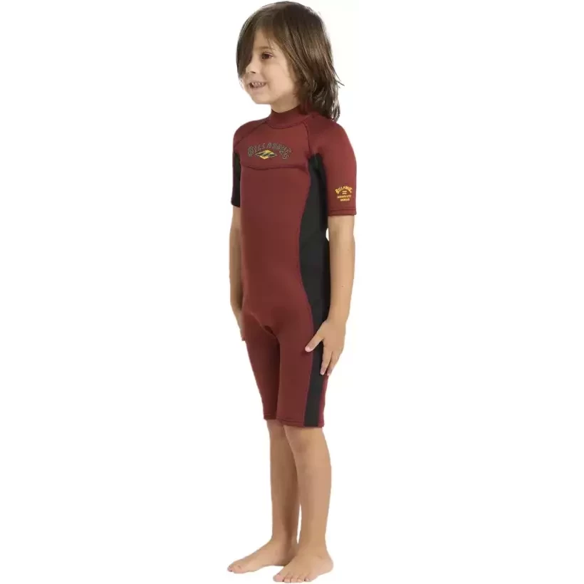 Shorty Billabong Absolute2/2mm Toddler Fire Red