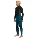 Fato Surf Quiksilver Prologue Junior  3/2mm Midnight Turquoise