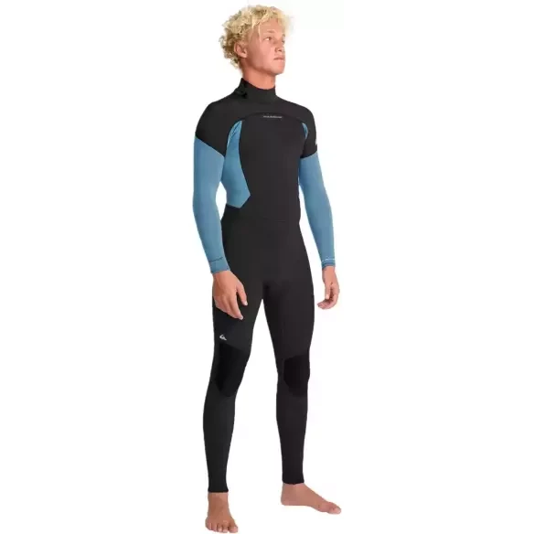 Fato Surf Quiksilver Prologue + Flatlock 3/2mm Cloud Blue