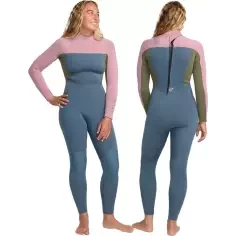 Wetsuit Roxy Prologue + WomenFlat lock  3/2mm Ash