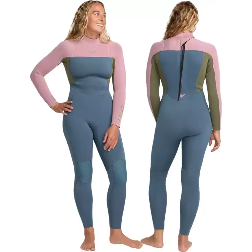 Muta surf Roxy Prologue + Women Flat lock 3/2mm Ash