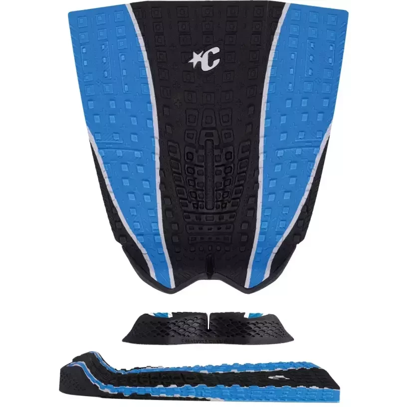 Surfboard tail pad Creatures Proto 1.5 Pin Tail Etham Ewing Eco Black/Cobalt Panel
