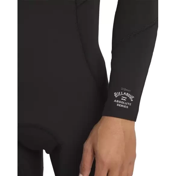 Muta surf Billabong Absolute 3/2mm BZ FlatLock Black