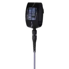 Leash surf-Creatures SuperLite Pro Black Purple Haze Barbered Wire