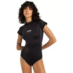 Billabong Tropic bodysuit SS Black Pebble
