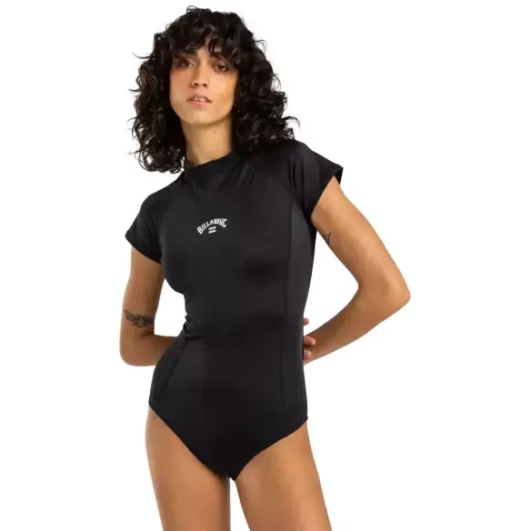 Billabong Tropic bodysuit SS Black Pebble