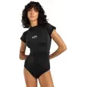 Billabong Tropic bodysuit SS Black Pebble