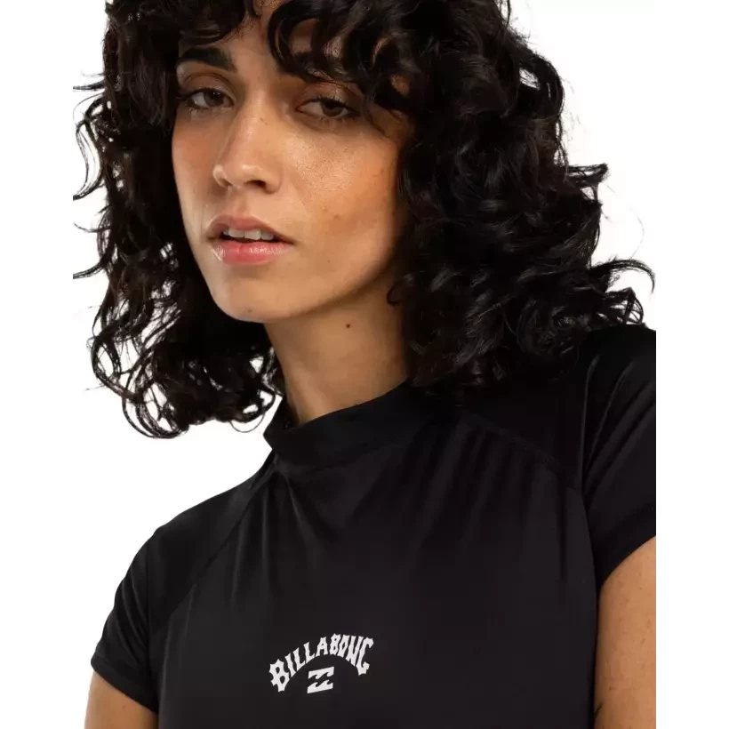 Maillot de bain  Billabong Tropic bodysuit SS Black Pebble