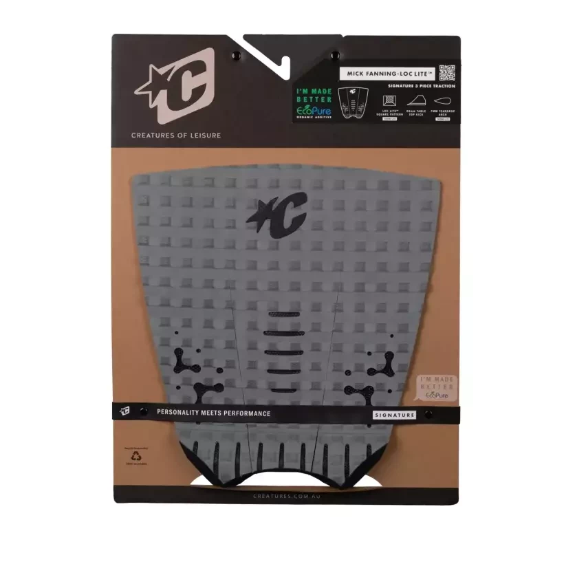 Deck surf Creatures of leisure Mick Fanning Loc Lite Ecopure Titanium Black