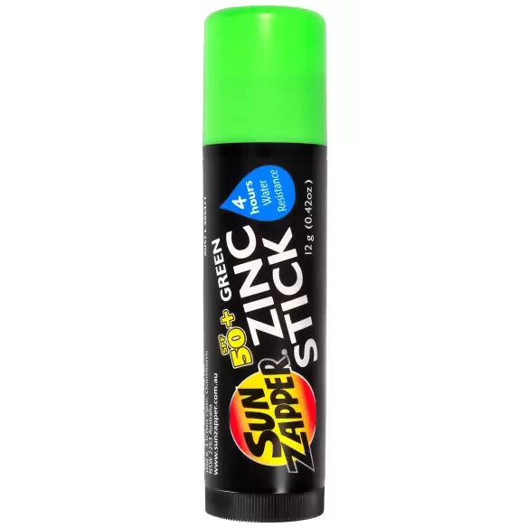 Protector solar Sun Zapper Zinc Stick SPF 50+ Green