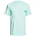 UV Tee Shirt quiksilver Heritage Light Blue