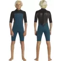 Wetsuit quiksilver prologue+ 2mm Boy Midnight Turquoise