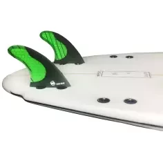 Quilhas Mundo-Surf MS-1 Carbon quad rear Lime 2