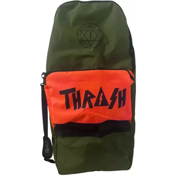 Funda de bodyboard Thrash Daily retro Green/Orange
