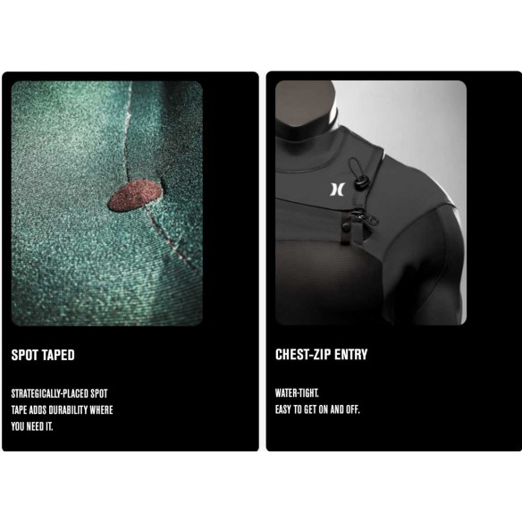 Muta surf Hurley Advant Kids 3/2mm Black