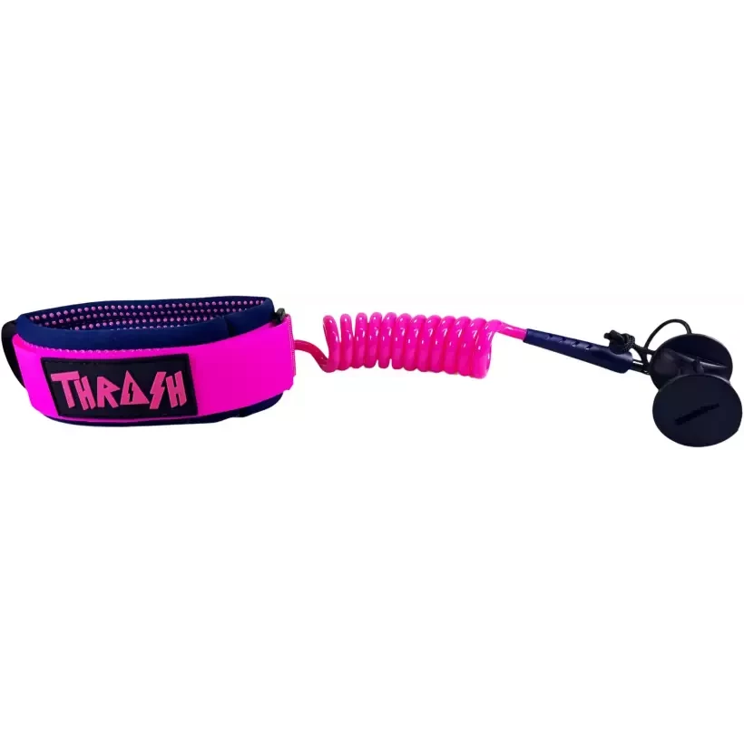 Leash bodyboard Thrash per I Bicipiti Point Pink/Blue