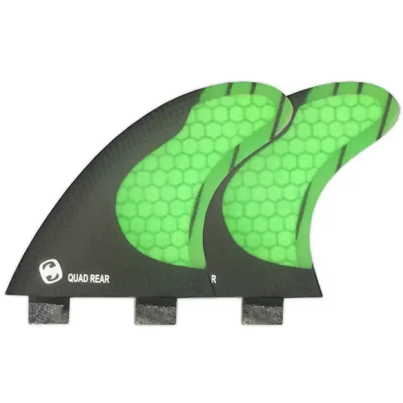 Dérive arrières quad Mundo-Surf MS-1 Carbon Lime