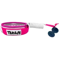 Leash de bodyboard Thrash Biceps V-Grip 8mm White/Pink