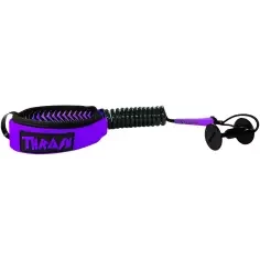 Leash de bodyboard Thrash Biceps V-Grip 8mm Black/Purple