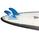Dérive arrières quad Mundo-Surf MS-1 Corelite Single Tab Blue